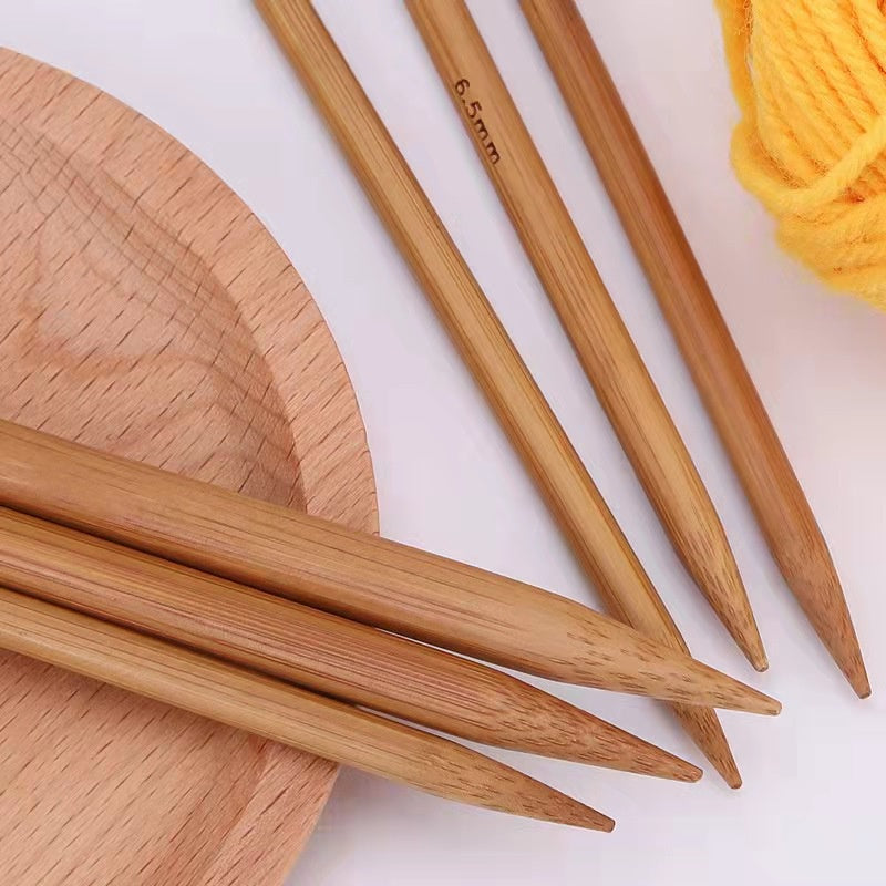 Bamboo Knitting Needle/ Sweater Knitting Needle/ Jarum Kait/ 编织围巾毛衣针/ 竹棒针/ 编织工具 棒针