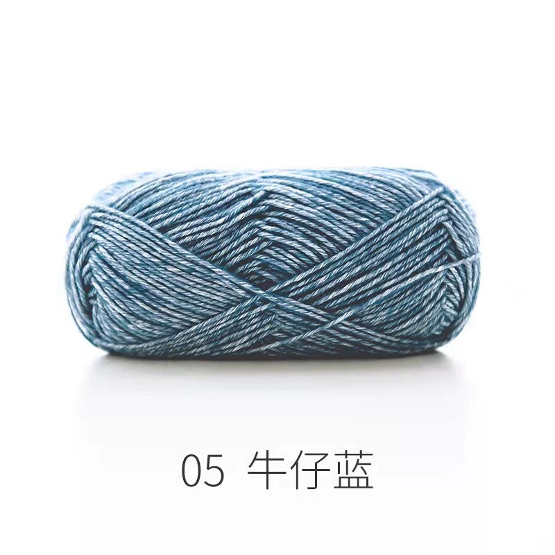 Ready Stock - Cotton Crochet Yarn/ Knitting Yarn - Benang Kait - 如意鸟沁柔棉纱/毛线- 手工编织毛线团/围巾/抱枕/毯子/娃娃
