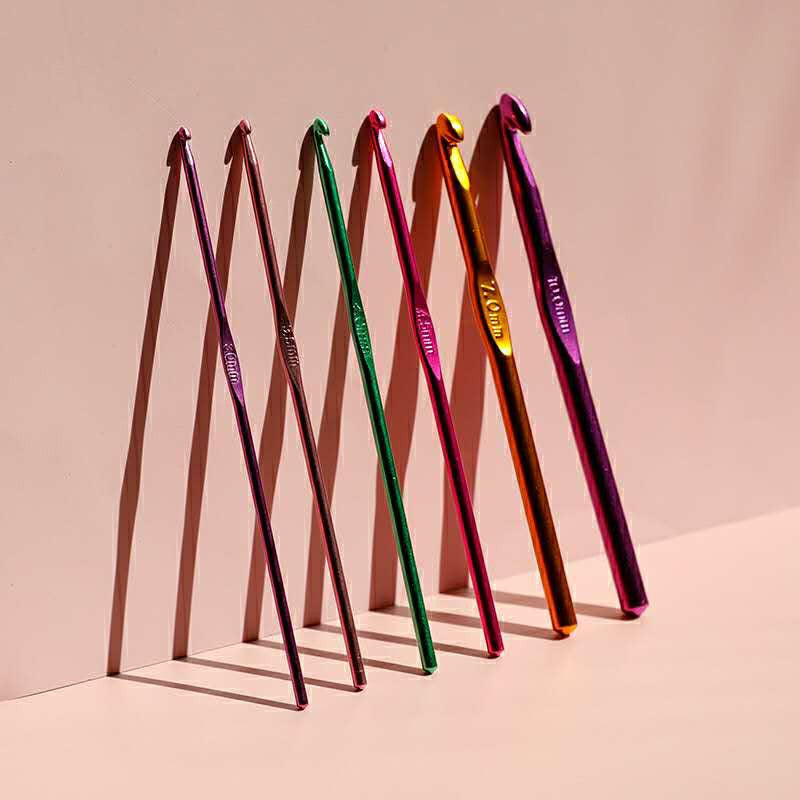 Jarum Kait/ Multi Color Crochet Hooks - 14 size available