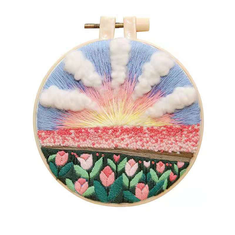NEW ARRIVAL - Amazon Hot Selling 3D Embroidery Kit - / DIY手工刺绣材料包-  亚马逊热销- 欧式3D刺绣- 绣花套件