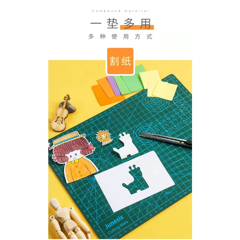 PVC Cutting Mat/ Cutting Board/ Self-Healing [A3/ A4]  -绿色垫板/ 切割垫板/手工专用切割板