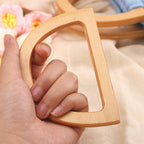 Bag Accessories/ Plastic Bag Handle/ Wooden Bag Handle/ D-Shape Bag Handle-木制D型手挽/包包手提/包包配件/DIY化妆包手提半圆手挽/ 包包手柄