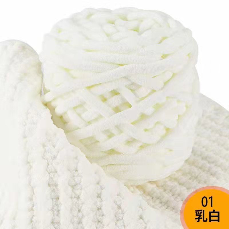 Benang Kait - 90 - 100g Microfiber Polyester Yarn - Crochet Yarn - Soft Knitting Thick Yarn- 冰条毛线- 粗毛线- 围巾毛线
