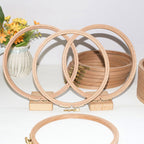 Premium Wooden Hoop/ Embroidery Hoop/ Premium Beech Wood/ Gelung Sulaman Kayu/ 榉木绣绷/刺绣diy十字绣 /实木绣花圈/ 可调节十字绣绣棚