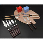 Artist Palette Knives Set/ Oil Pastel Scraper/ Oil Pastel Knives/ 油画颜料专用工具/ 刮刀/ 油画棒刮刀