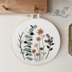 Embroidery Set/ Embroidery Kit Needlework/ DIY cross stitch set / Set Sulaman Tangan 刺绣DIY材料包/刺绣套件/新手刺绣材料包