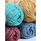 Ready Stock - Cotton Crochet Yarn/ Knitting Yarn - Benang Kait - 如意鸟沁柔棉纱/毛线- 手工编织毛线团/围巾/抱枕/毯子/娃娃