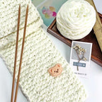 Benang Kait - 90 - 100g Microfiber Polyester Yarn - Crochet Yarn - Soft Knitting Thick Yarn- 冰条毛线- 粗毛线- 围巾毛线