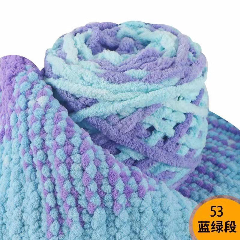 Benang Kait - 90 - 100g Microfiber Polyester Yarn - Crochet Yarn - Soft Knitting Thick Yarn- 冰条毛线- 粗毛线- 围巾毛线