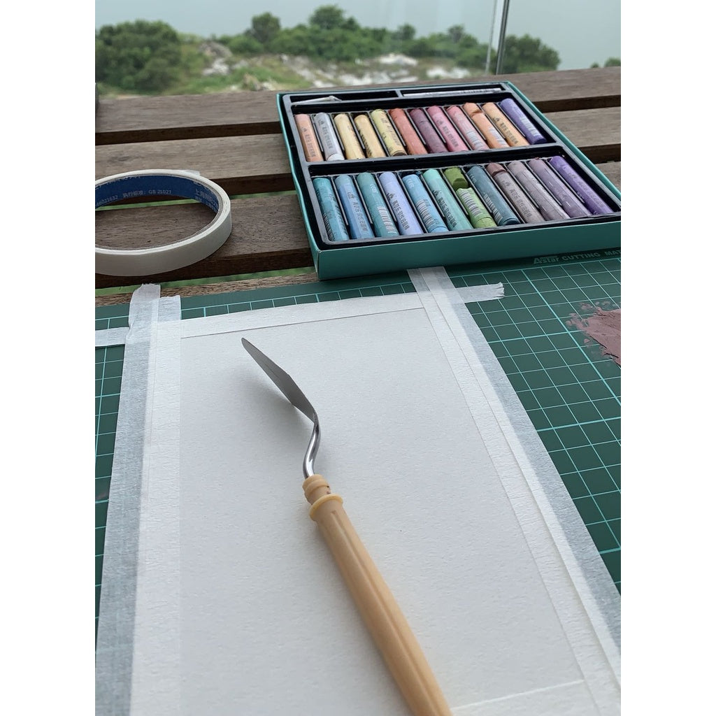 CLEARANCE Oil Pastel Painting Tools/ Scraper Set/ Drawing Paper/ Masking Tape/ 油画棒专用工具/美纹胶/刮刀/ 加厚图纸/油画棒纸