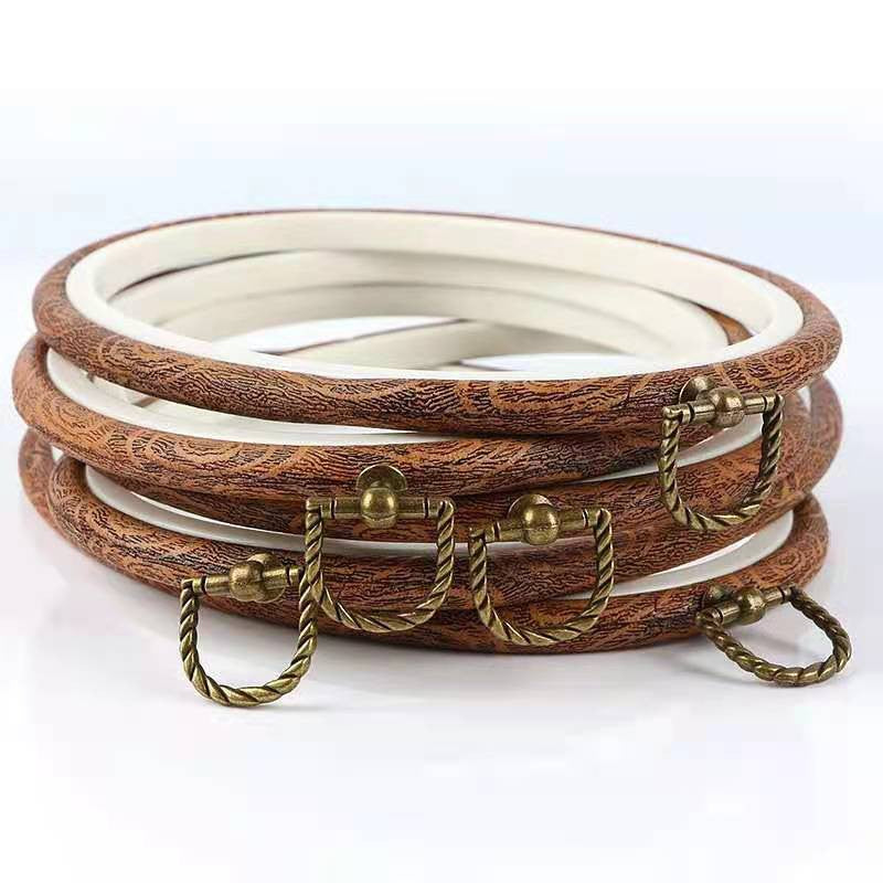 Ready Stock- Embroidery Hoop-  Antique plastic embroidery Hoop/ 现货 绣绷 塑料仿古绣绷