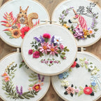 Embroidery Set/ Embroidery Kit Needlework/ DIY cross stitch set / Set Sulaman Tangan /刺绣DIY材料包/刺绣套件/新手刺绣材料包