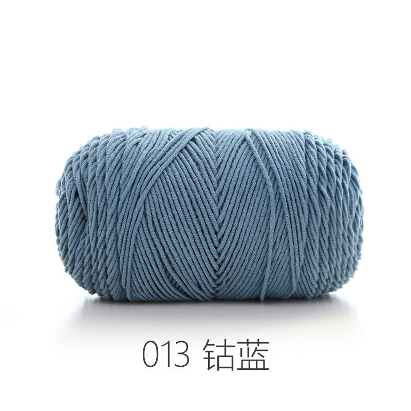 CLEARANCE - 5ply Milk Cotton Yarn/ Handmade DIY Knitting Wool/ Rainbow Yarn/ Benang Kait/ Crochet Yarn/ Knitting Yarn/ 五股牛奶纯色棉/ 针织