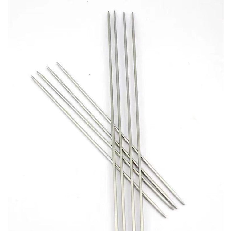 Stainless Steel Sweater Needle/ Straight Needle/ Knitting Needle/ Jarum Kait