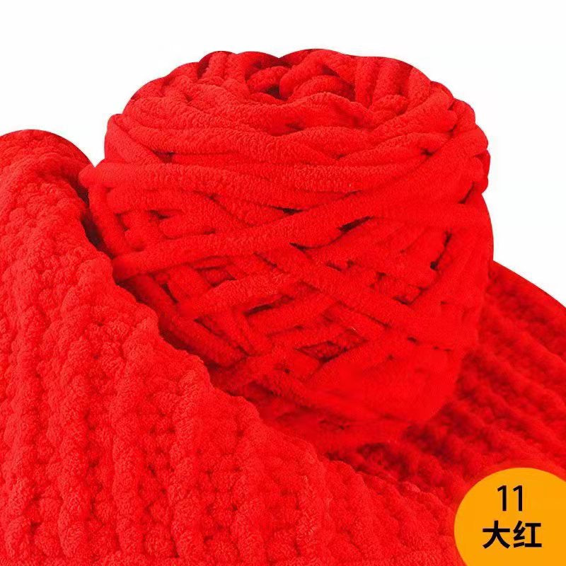 Benang Kait - 90 - 100g Microfiber Polyester Yarn - Crochet Yarn - Soft Knitting Thick Yarn- 冰条毛线- 粗毛线- 围巾毛线