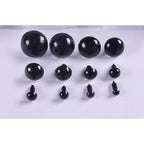 Screw Doll Eye/ Black Button Eyeball/ DIY Screw Eye/Mushroom Button/ 螺丝玩偶眼睛/娃娃动物眼睛扣/黑色螺丝扣子眼珠/蘑菇扣/ 娃娃眼睛