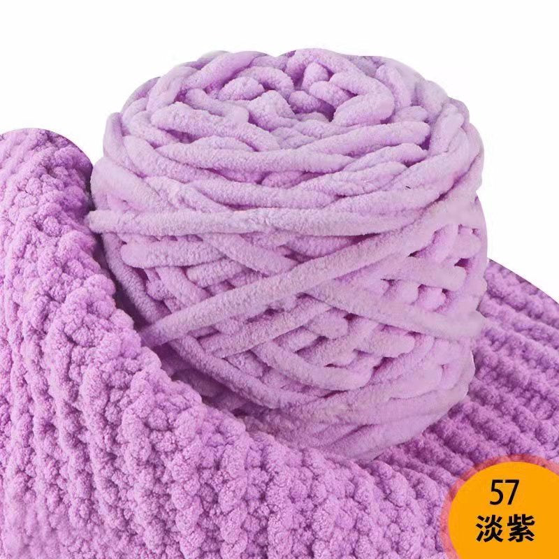 Benang Kait - 90 - 100g Microfiber Polyester Yarn - Crochet Yarn - Soft Knitting Thick Yarn- 冰条毛线- 粗毛线- 围巾毛线