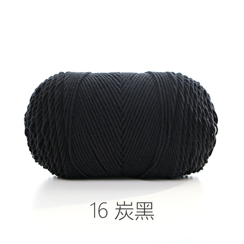 CLEARANCE - 5ply Milk Cotton Yarn/ Handmade DIY Knitting Wool/ Rainbow Yarn/ Benang Kait/ Crochet Yarn/ Knitting Yarn/ 五股牛奶纯色棉/ 针织
