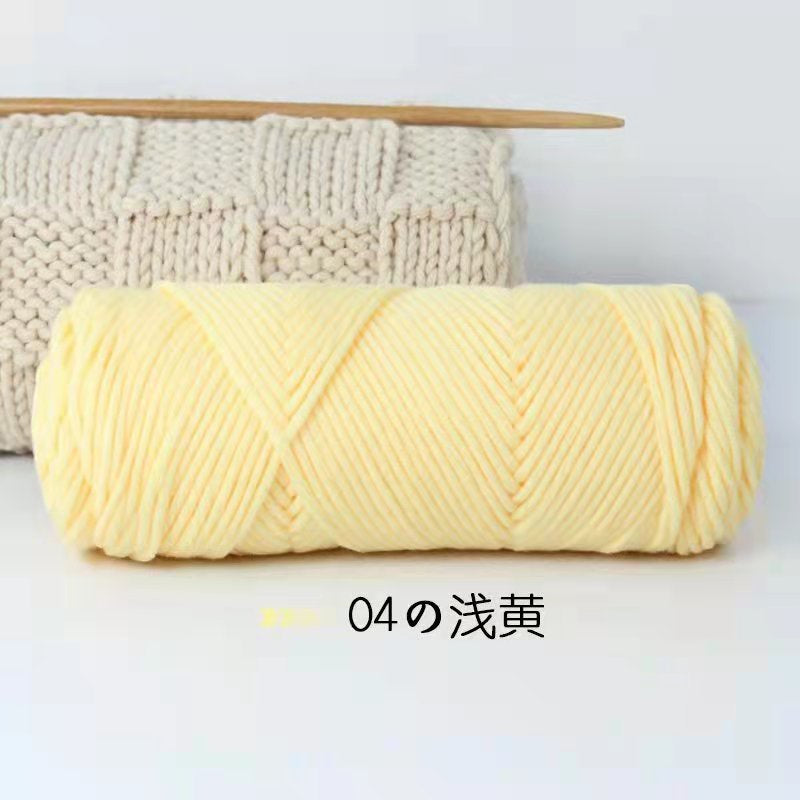 8ply Milk Cotton Yarn/ Tufting Yarn / Russian Punch Needle Yarn/ Crochet Yarn/ Amigurumi Knitting/ 8股情人棉/ 俄罗斯戳戳绣线/ 牛奶棉