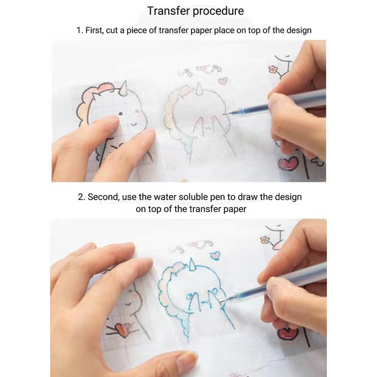 Transfer Paper / Tracing Paper / Drawing Paper/ Water Soluble Pen/ Tracing Pen