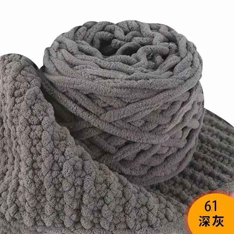 Benang Kait - 90 - 100g Microfiber Polyester Yarn - Crochet Yarn - Soft Knitting Thick Yarn- 冰条毛线- 粗毛线- 围巾毛线