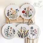 Embroidery Set/ Embroidery Kit Needlework/ DIY cross stitch set / Set Sulaman Tangan 刺绣DIY材料包/刺绣套件/新手刺绣材料包