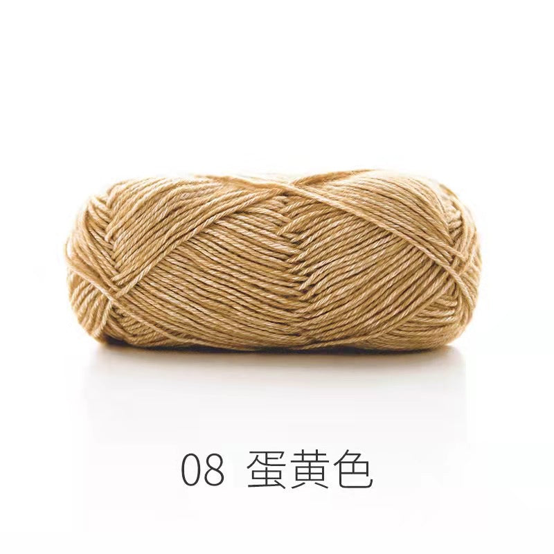 Ready Stock - Cotton Crochet Yarn/ Knitting Yarn - Benang Kait - 如意鸟沁柔棉纱/毛线- 手工编织毛线团/围巾/抱枕/毯子/娃娃