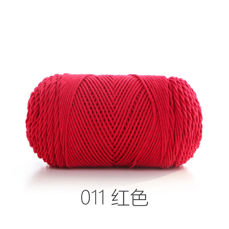 CLEARANCE - 5ply Milk Cotton Yarn/ Handmade DIY Knitting Wool/ Rainbow Yarn/ Benang Kait/ Crochet Yarn/ Knitting Yarn/ 五股牛奶纯色棉/ 针织