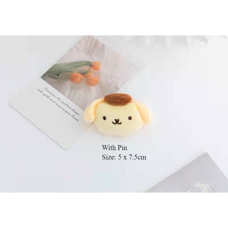 DIY Handmade Brooch/ Scarf/ Bag Accessories/ Cartoon Label/ Scarf Label/ Bag Pin/ Brooch/ DIY 手工胸针/ 卡通造型围巾贴/ 卡通包包别针