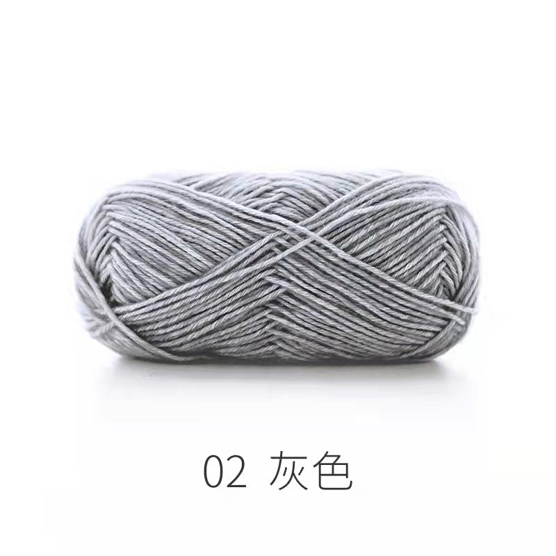 Ready Stock - Cotton Crochet Yarn/ Knitting Yarn - Benang Kait - 如意鸟沁柔棉纱/毛线- 手工编织毛线团/围巾/抱枕/毯子/娃娃