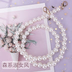 Bag Accessories- Bag Chain / Pearl Chain/ Pearl Bag Handle/ Bag Straps/ Shoulder Straps/  珍珠包包链条/包包肩带/单肩斜挎链条/ 珍珠包配件diy材料