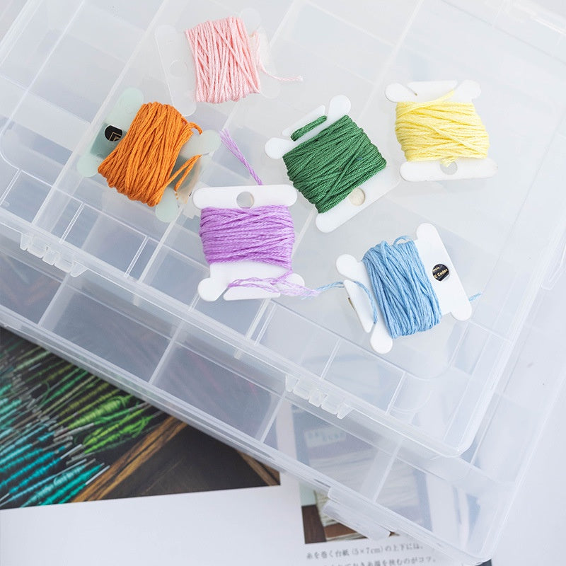 Winding Board/ Cross-stitch/ Embroidery thread winding board/ thread organizer/ 十字绣线 绕线板/ 绣花线绕线版/