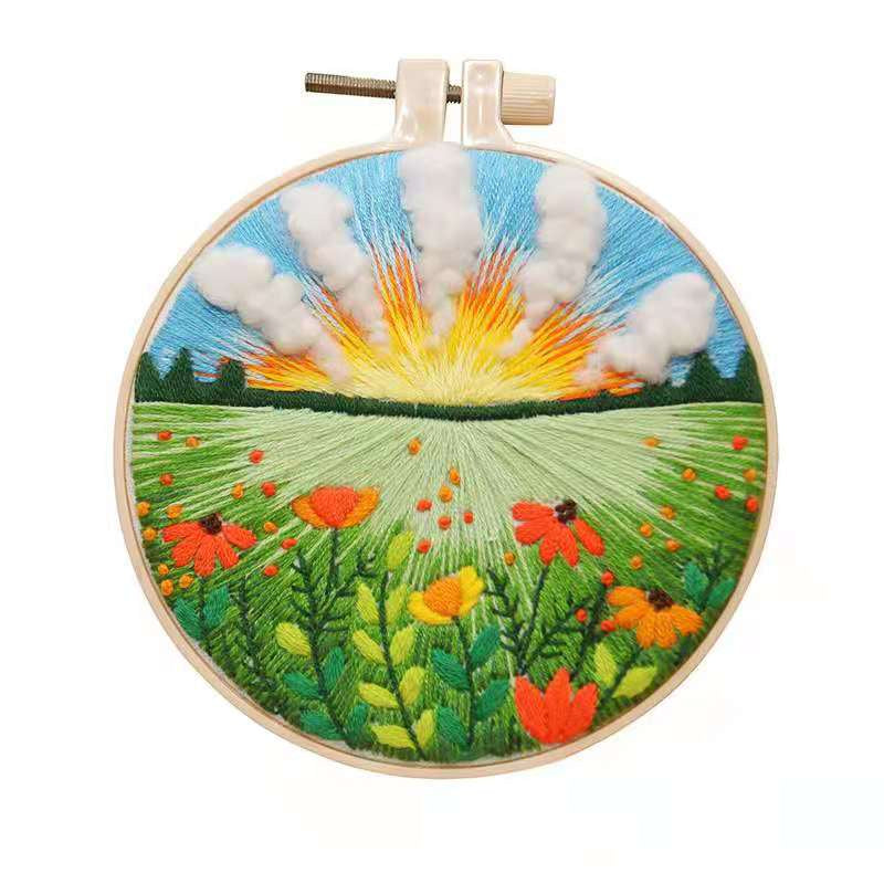 NEW ARRIVAL - Amazon Hot Selling 3D Embroidery Kit - / DIY手工刺绣材料包-  亚马逊热销- 欧式3D刺绣- 绣花套件
