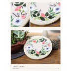 New Arrival- Embroidery Kit- Needlework for Beginner- Cross Stitch set/ DIY手工刺绣材料包- 复古花卉初学者绣花套件- 复古花卉十字绣挂画
