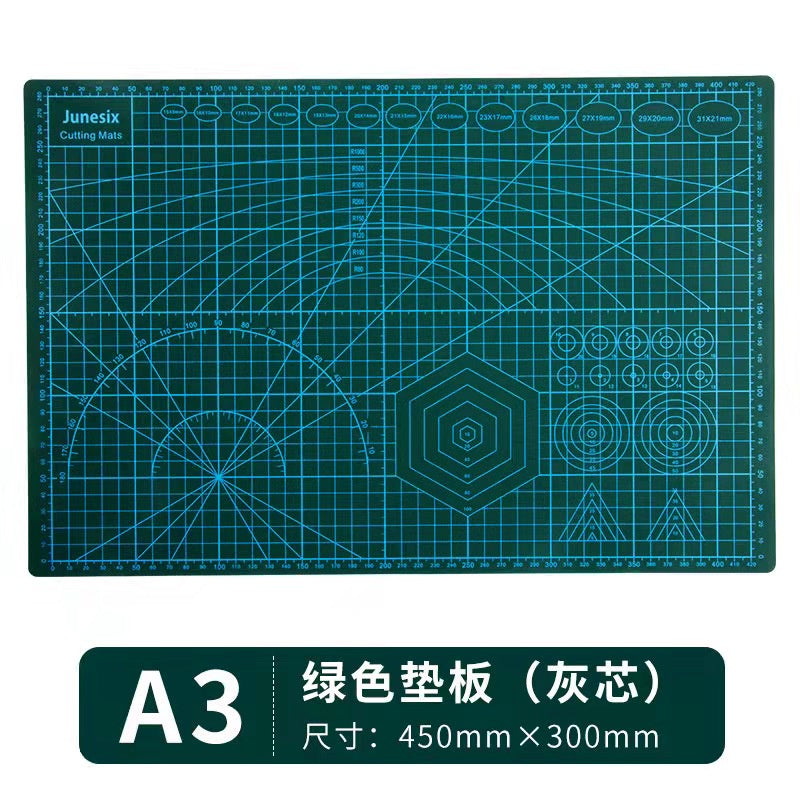 PVC Cutting Mat/ Cutting Board/ Self-Healing [A3/ A4]  -绿色垫板/ 切割垫板/手工专用切割板