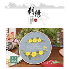 Embroidery Kit- Needlework for Beginner- Cross Stitch set/ DIY手工刺绣材料包- 复古式初学者绣花套件