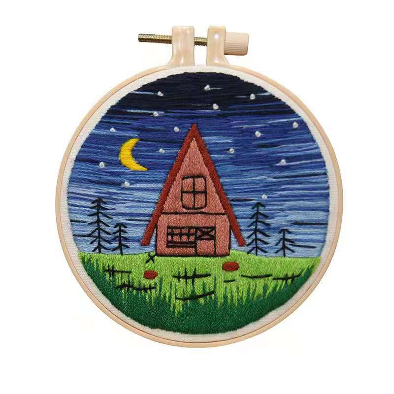NEW ARRIVAL - Amazon Hot Selling 3D Embroidery Kit - / DIY手工刺绣材料包-  亚马逊热销- 欧式3D刺绣- 绣花套件