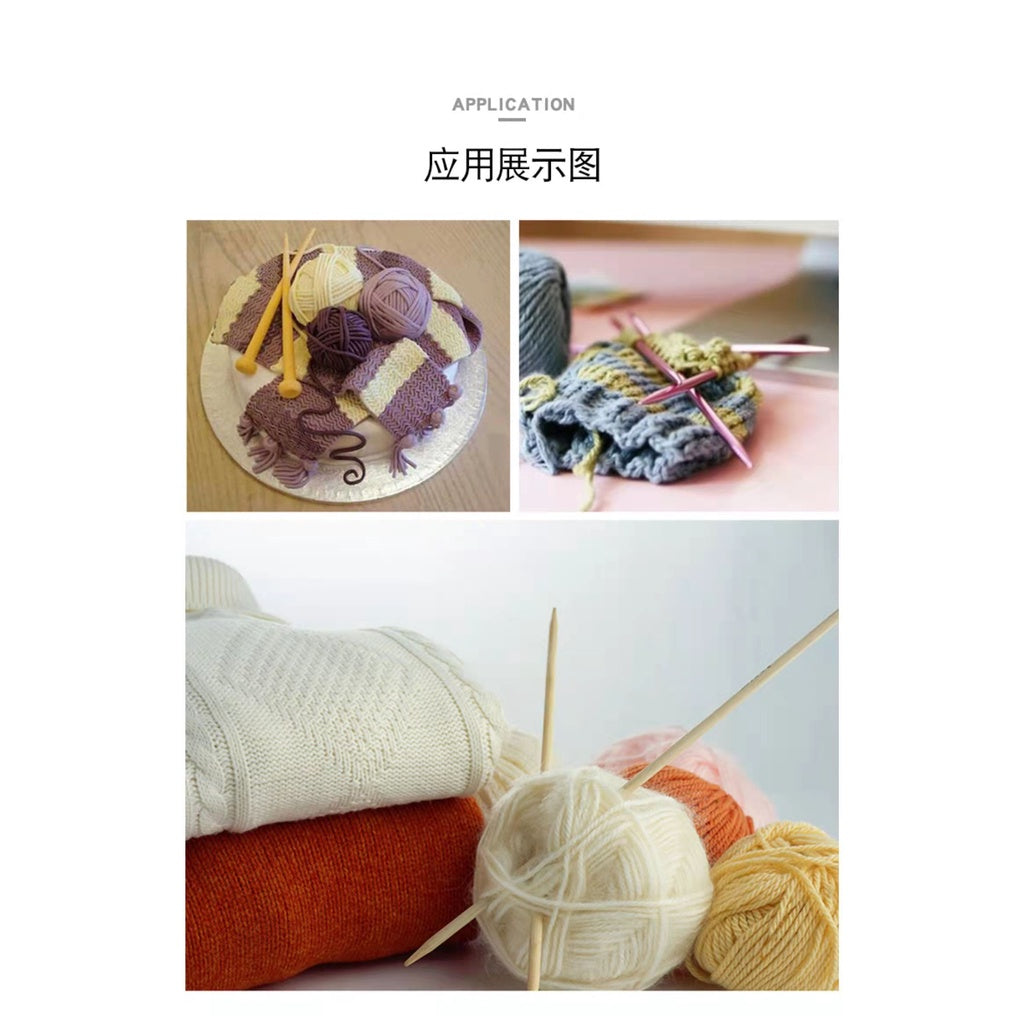Bamboo Knitting Needle/ Sweater Knitting Needle/ Jarum Kait/ 编织围巾毛衣针/ 竹棒针/ 编织工具 棒针