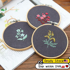 NEW ARRIVAL - Embroidery Kit- Needlework for Beginner- Cross Stitch set/ DIY手工刺绣材料包- 新款刺绣- 绣花套件
