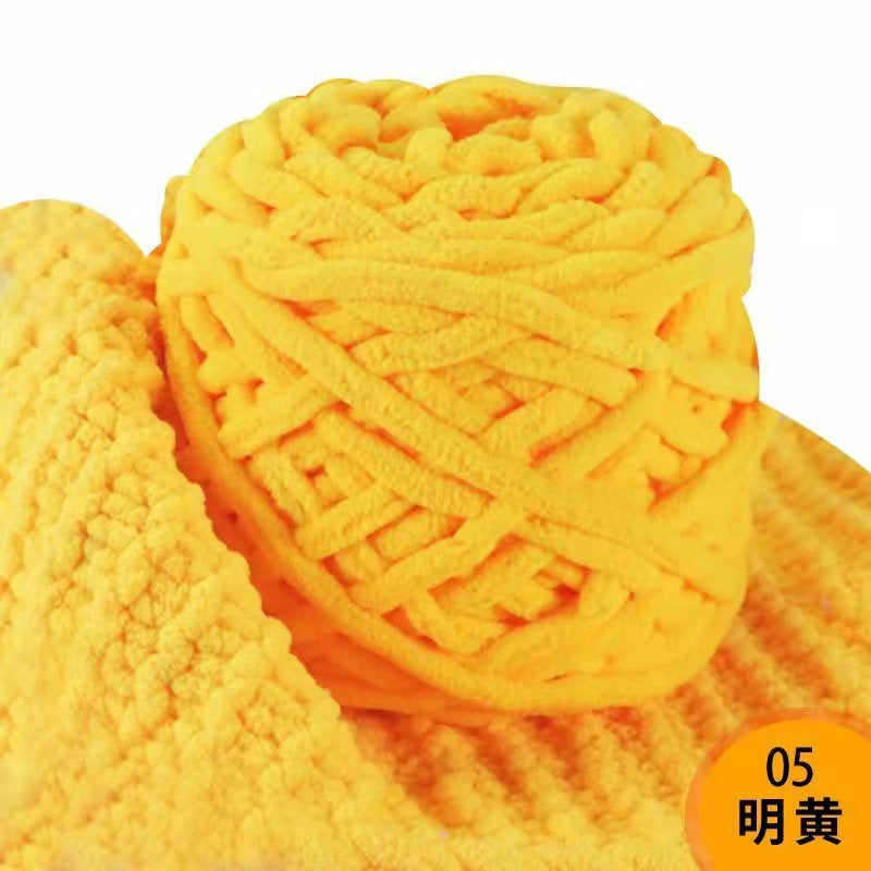 Benang Kait - 90 - 100g Microfiber Polyester Yarn - Crochet Yarn - Soft Knitting Thick Yarn- 冰条毛线- 粗毛线- 围巾毛线