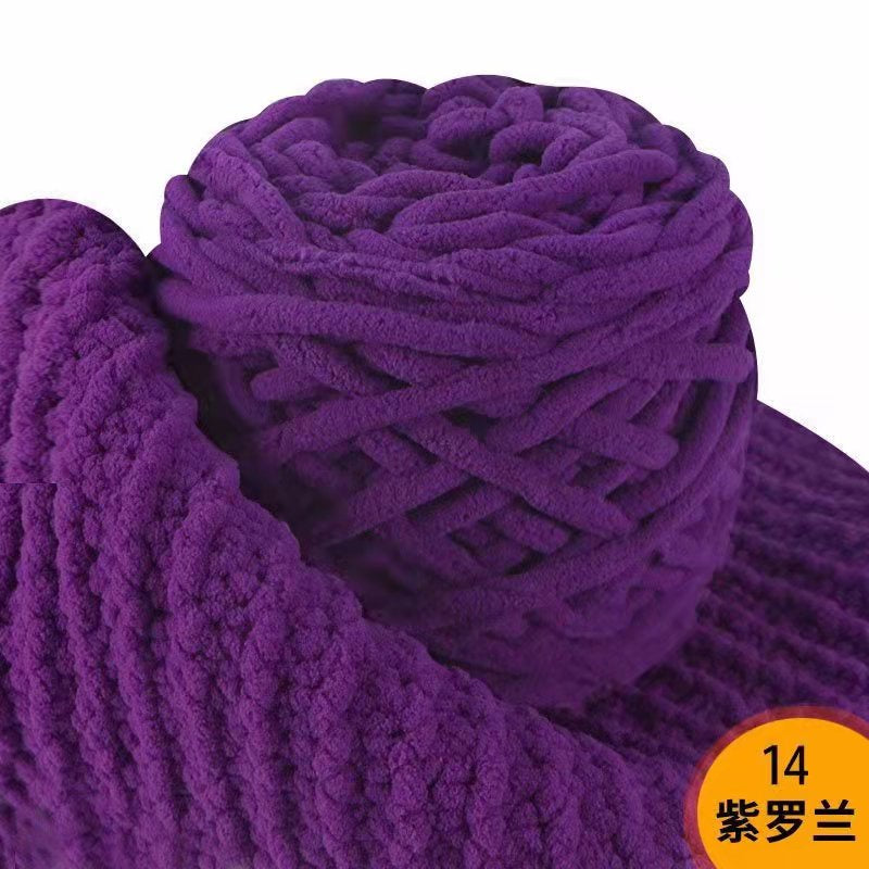 Benang Kait - 90 - 100g Microfiber Polyester Yarn - Crochet Yarn - Soft Knitting Thick Yarn- 冰条毛线- 粗毛线- 围巾毛线