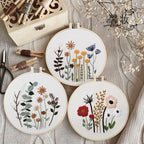 Embroidery Set/ Embroidery Kit Needlework/ DIY cross stitch set / Set Sulaman Tangan 刺绣DIY材料包/刺绣套件/新手刺绣材料包