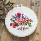 Embroidery Set/ Embroidery Kit Needlework/ DIY cross stitch set / Set Sulaman Tangan /刺绣DIY材料包/刺绣套件/新手刺绣材料包