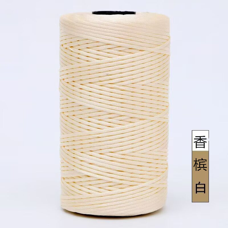 250g Flat Ribbon Yarn/ benang kait beg/ Icy Yarn/ Tape Yarn/ Tali Beg/ crochet yarn/ 丝光线/冰丝棉麻扁带线