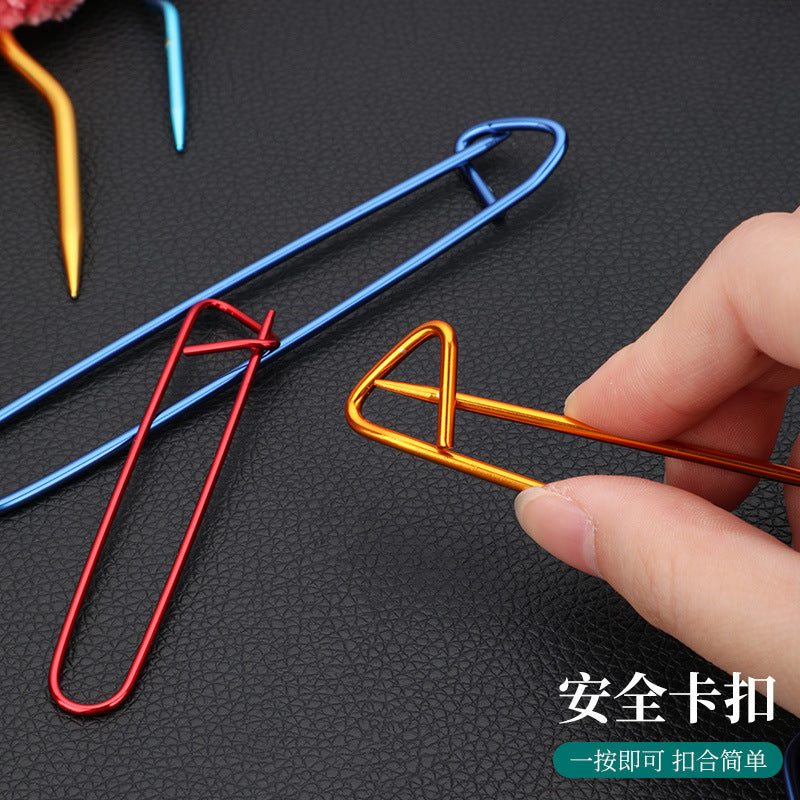 Knitting Tool – Cable Needle / Twist Needle / Cross Stitching Tool  | Aluminum Alloy (Anodized Finish)