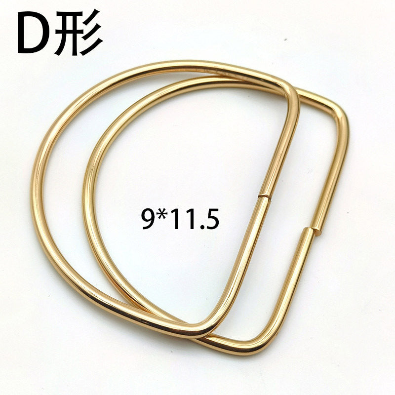 1 pair - Crochet Bag Handle Ring/ D Handle/ Cat ear Bag Handle/ Pemegang Beg/  Bag Handle Replacement/ Bag Accessories