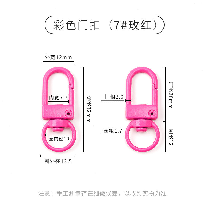 1pcs - Zinc Alloy Snap Hook | Door Buckle | Keychain & Bag Accessories- Cangkuk Beg | Aksesori Gantungan Kunci