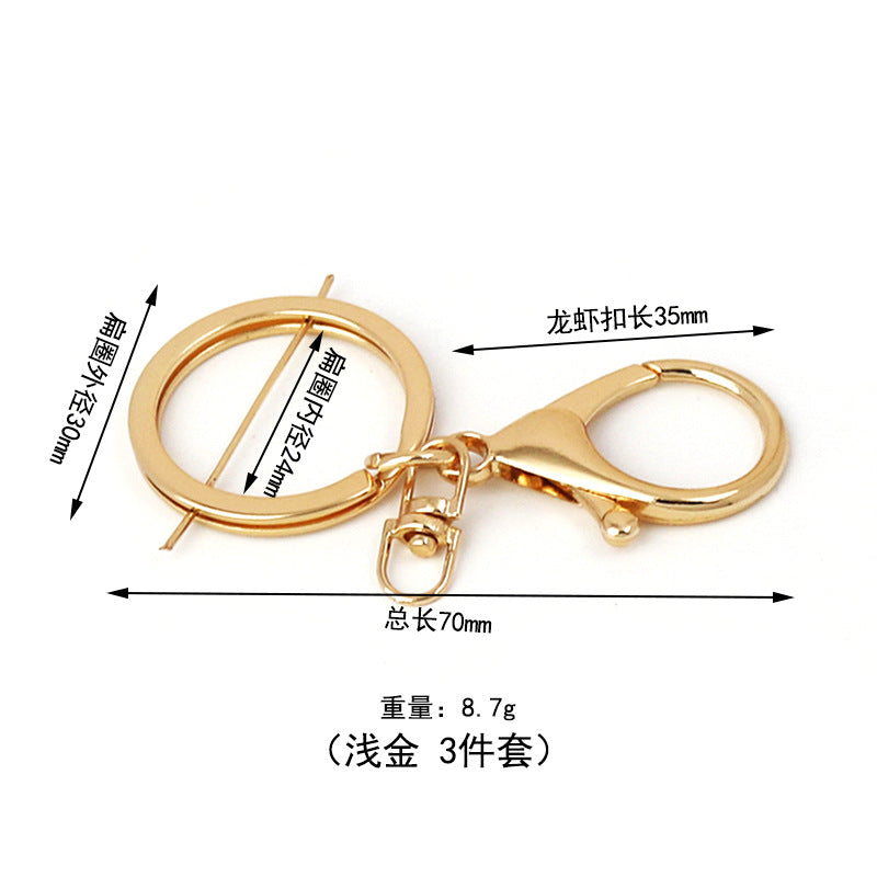 Metal Keychains/ Premium Quality/ Bag Accessories/ Crochet Accessories/ Keychains with Lobster Clasp