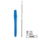 Jarum Kait/ Multi Color Crochet Hook- Soft Grip- Ergonomic Handle- Size: 2.0 mm - 6.0 mm