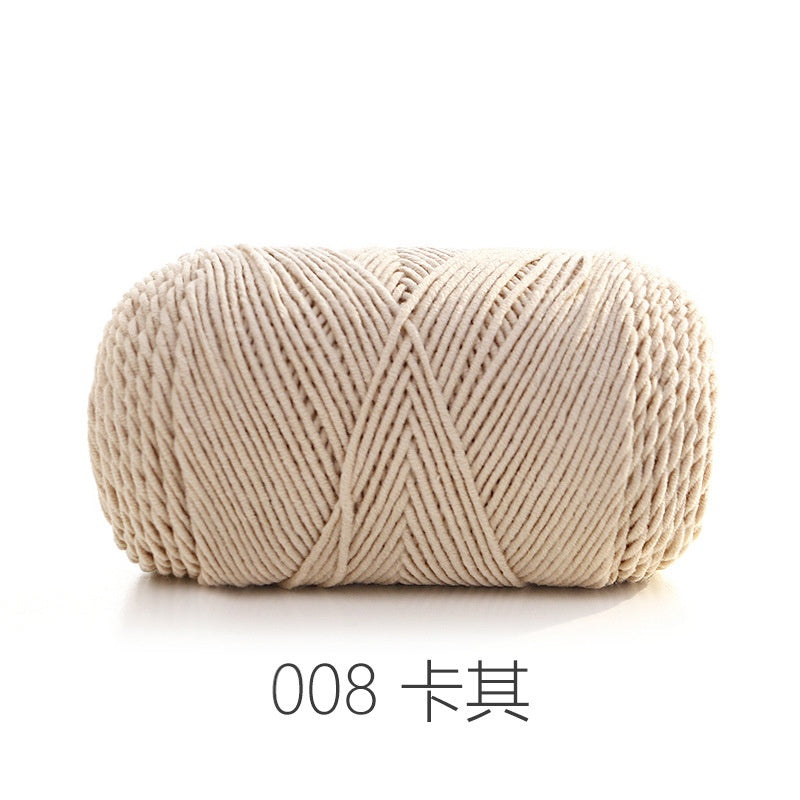 CLEARANCE - 5ply Milk Cotton Yarn/ Handmade DIY Knitting Wool/ Rainbow Yarn/ Benang Kait/ Crochet Yarn/ Knitting Yarn/ 五股牛奶纯色棉/ 针织